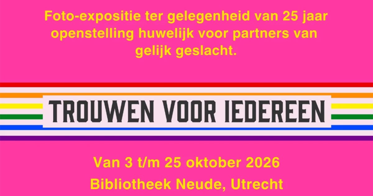 25 jaar huwelijk voor iedereen